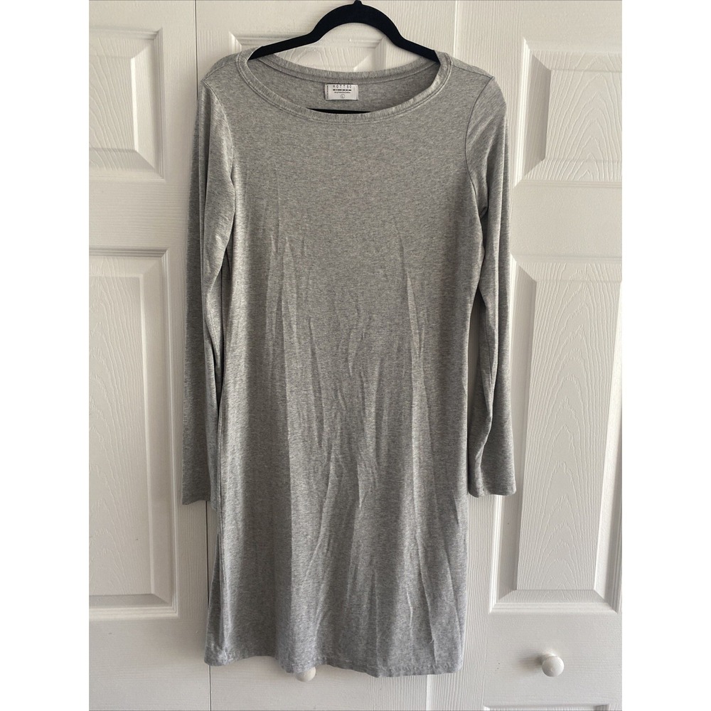 Mott 50 Sun Protective Shift Dress Womens Size L Gray UPF‎ 50+ Bamboo Spandex